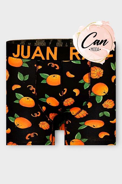 CANMODA Orange Patterned Men's Boxers - Db230