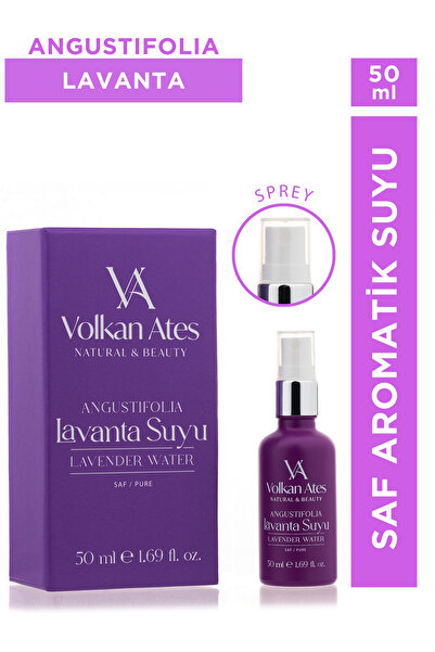 Volkan Ates Natural & Beauty Lavandula Angustifolia Saf Lavanta Suyu Sprey 50 ml