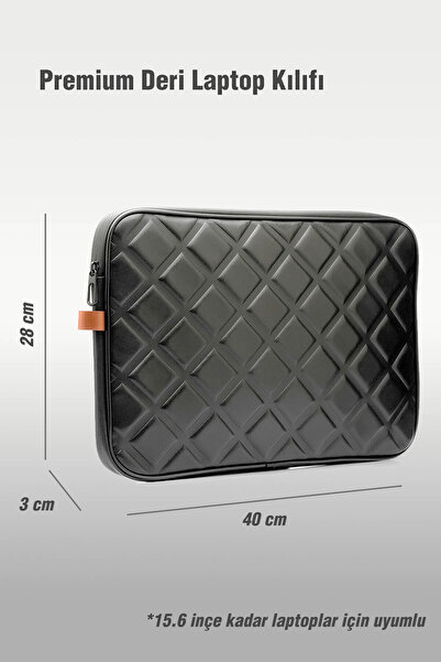 Arnee 14 - 15 инчов кожен калъф за лаптоп с релефен мотив, удароустойчив калъф за лаптоп