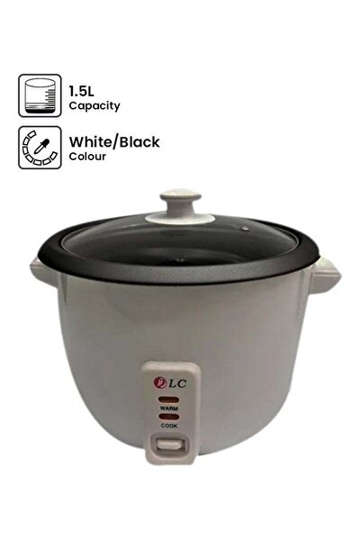 DLC Rice Cooker 1.5L 1.5 L DLC-815 White/Black