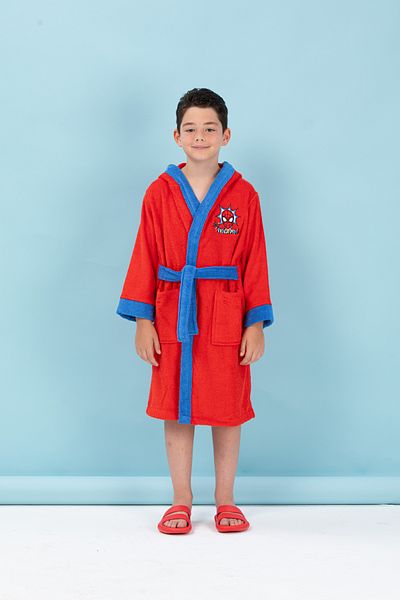 Özdilek Red Licensed Spiderman Bathrobe