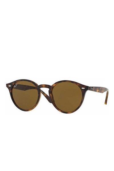 Ray-Ban Ray Ban Unisex Phantos Sunglasses- Rb 2180 - Lense Size:51mm - Light Havana