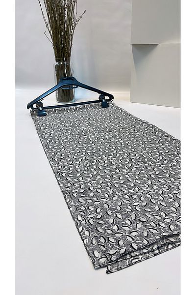Onur Shawl - Black and White Series Ramie Woven Wonderful Product Seasonal Fabric Trend Store