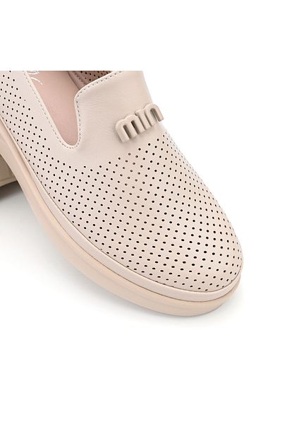 Tmall Women's casual shoes, Made of eco-leather, P1281, Beige