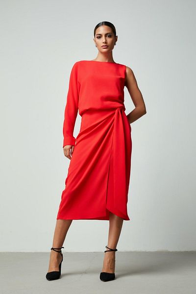 femi9 Wrap detail dress