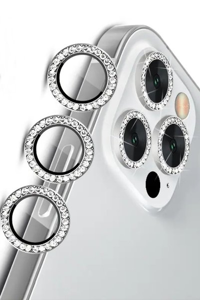 Ceponya Iphone 13 Pro Max Camera Lens Protector Jewelled Design