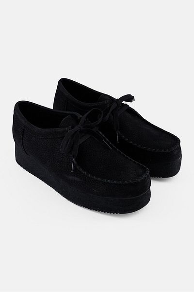CLARKS Women Standard Wallacraft Lace Up Casual Shoes, Black