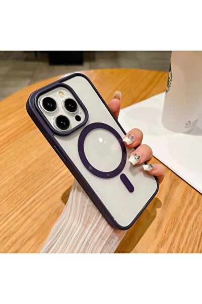 PSGT Apple Iphone ( 13 pro ) Uyumlu Kılıf Magsafe Wireless Şarj Tam Koruma Re...