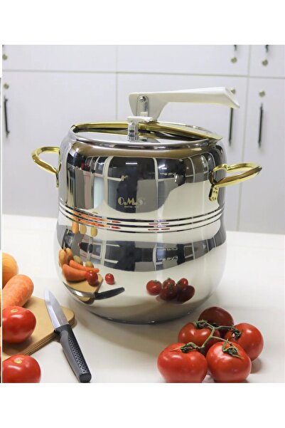 OMS 5104 GOLD Klasik Tombik Güveç Düdüklü Tencere 5 Litre