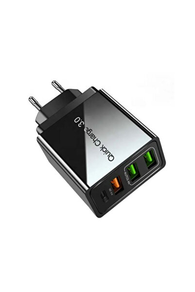 REDz Accessories Adaptor de încărcare 4 în 1, Încărcare multiplă, Putere 36W,...