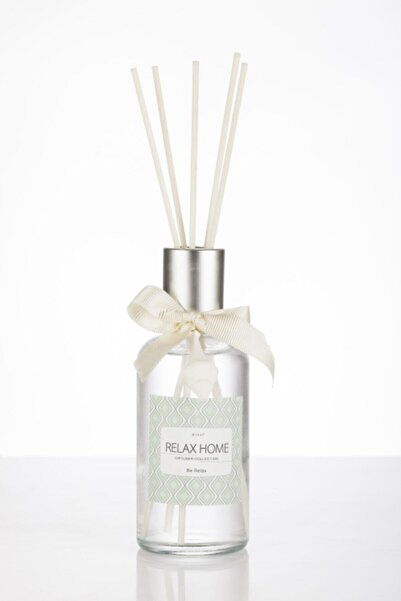 Missi 190 ml Sılver Boyunlu Silindir Cam Şişe Island Mımosa Oda Kokusu