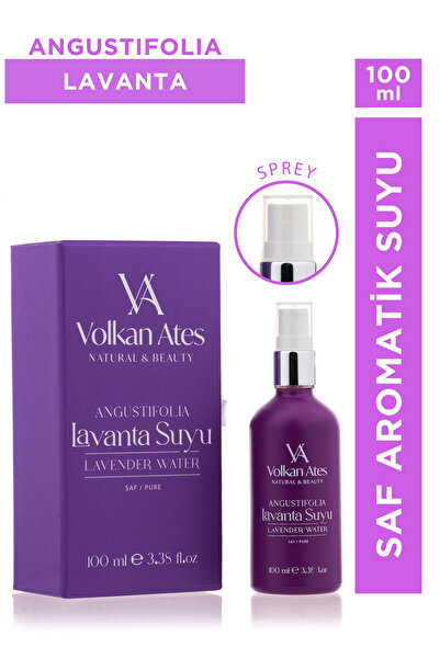 Volkan Ates Natural & Beauty Lavandula Angustifolia Saf Lavanta Suyu Sprey 10...