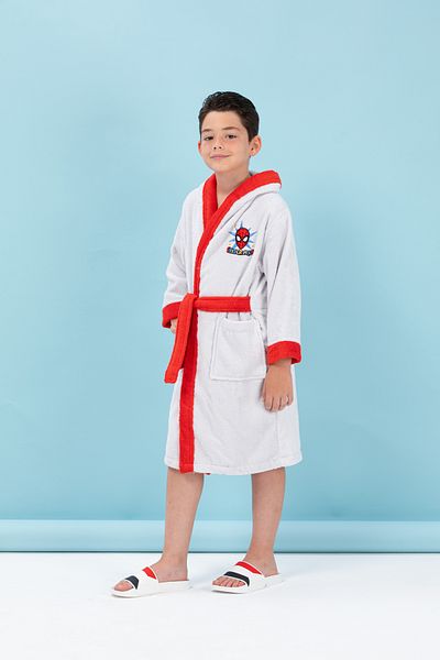 Özdilek Licensed Spiderman Children's Bathrobe
