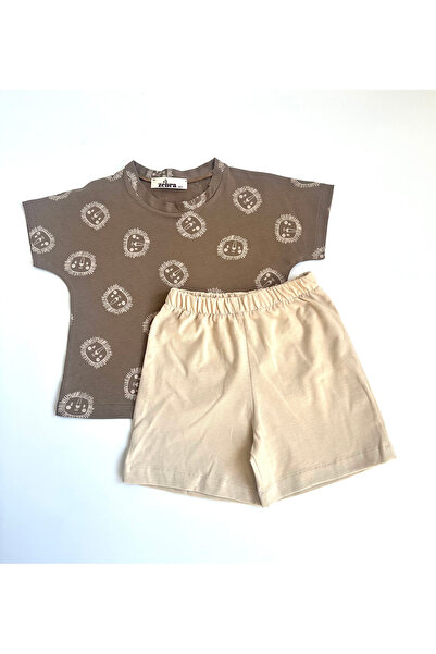 Zebra 100% Cotton Fine Combed Lion Pattern Bottom Top Set