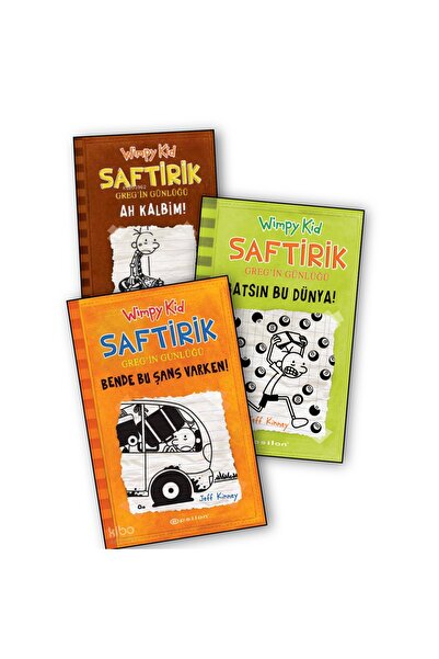 Epsilon Yayınevi Saftirik Greg'in Günlüğü (3) Ah Kalbim - Batsın Bu Dünya - Bende Bu Şans Varken 7-8-9. Ciltler
