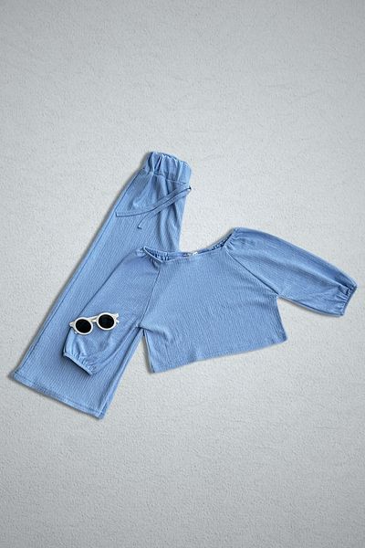 Parla Kids Girl's Betty Blue Spanish Set