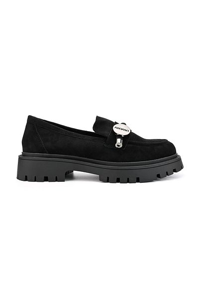 Tmall Women's casual shoes, Made of eco-leather suede, PA1265, Black