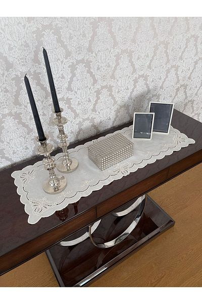 QBR Home Hole Work Console Cover & Runner. Butterfly Model. 35 X 100 cm