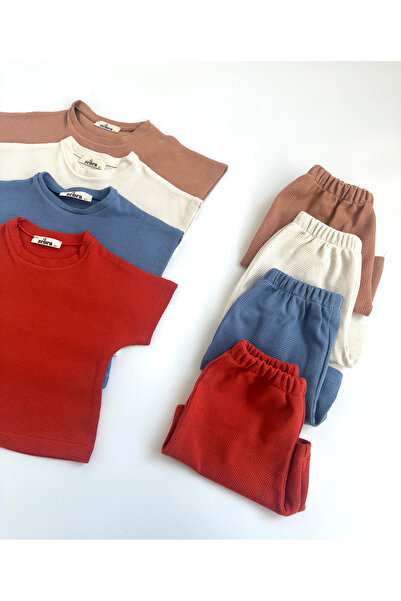 Zebra 100% Cotton Waffle Fabric Baby/Kids Bottom Top Set