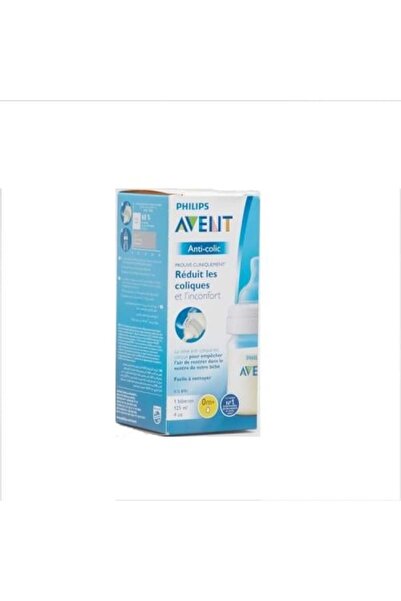 Philips Avent Anti-Colic Plastic Feeding Bottle (SCF810/61), 125ml