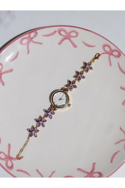Reorah Collection Authentic Flowers Clock-Authentic Flowers Clock
