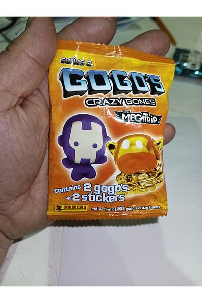 Panini CRAZYBONES GOGOS MEGATRIP 2 GOGOS +2 ملصق