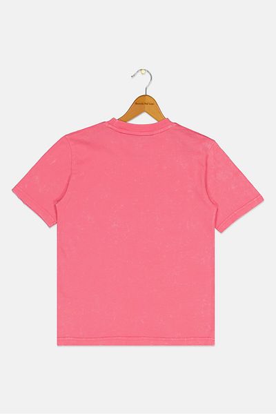 adidas Kids Girl Sportswear Fit Short Sleeve Outdoor Top, Pink