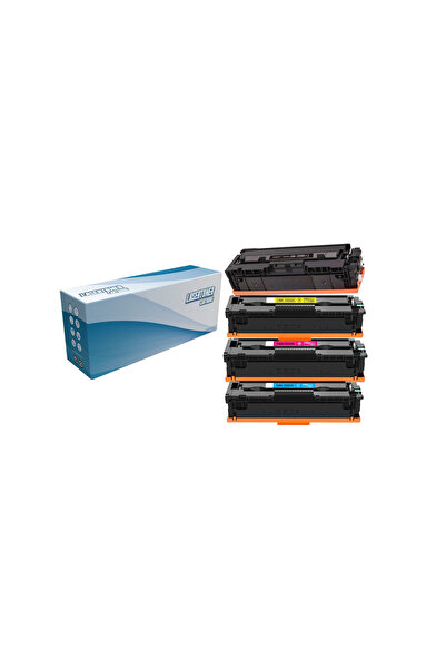 HP 128A-HP Color LaserJet CM1415fn Muadil Toneri 1 Set 4 Renk