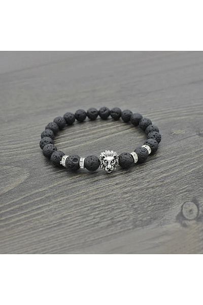 SIC MODA Natural Stone Bracelet Lava SIC MODA 5377