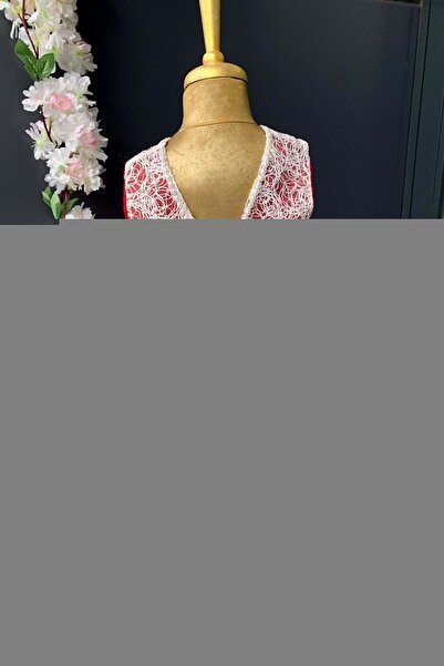 s.t. sebat tekstil Kız Bebek Sıralı Fiyonk Abiye Elbise SB147