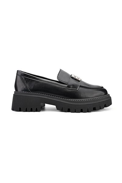 Tmall Women's casual shoes, Made of eco-leather, P1273, Black