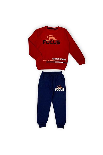 s.t. sebat tekstil Boy's 2 Thread Seasonal Tracksuit Suit Sb553