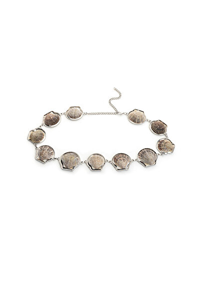 Twist DOĞAL DENİZ KABUKLU METAL KEMER