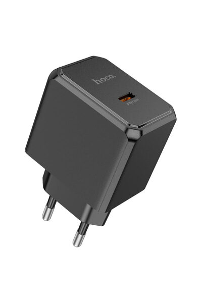 REDz Accessories Adaptor de rețea Hoco CS13A, port Type-C, încărcare rapidă PD20W, negru