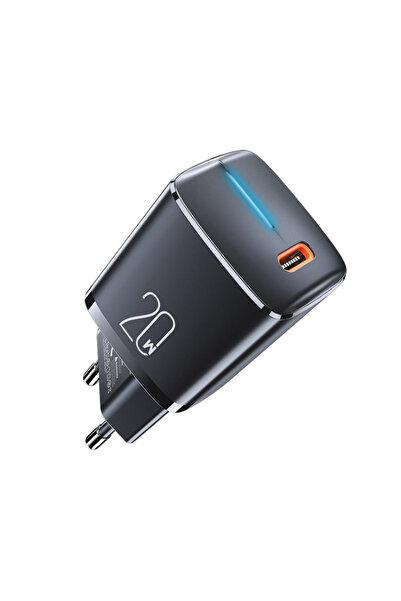 REDz Accessories Încărcător de rețea tip C, QOOVI, LED, PD 20W, negru