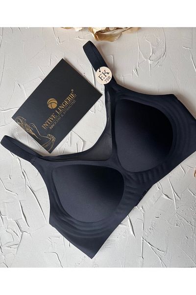 İntive Lingerie Audrey Ελαφρύ σουτιέν με ελαστικό διχτυωτό μπροστινό μέρος χωρίς καλάμι χωρίς ραφή χωρίς ίχνος