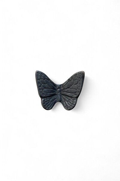 Ucelev Brass Cast 3.5 cm Butterfly Figured Single Hole Button Handle