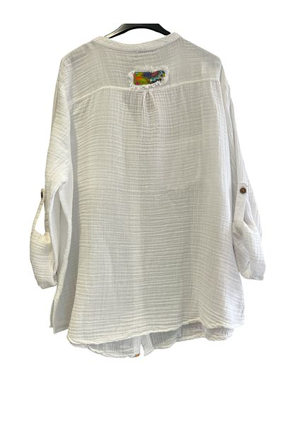 GALA WOMAN Muslin Fabric Authentic Large Size Shirt