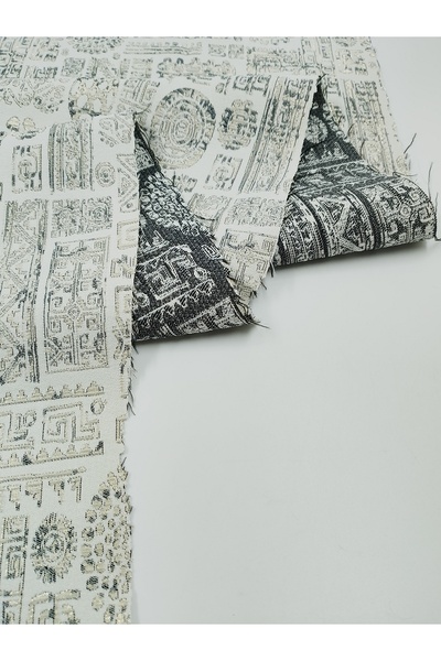 ünsal tekstil Etnik Desenli Brokar Kumaş