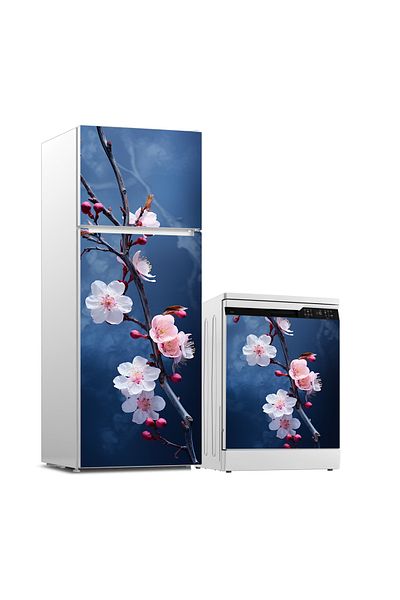 Tilki Dünyası Refrigerator and Dishwasher Set Sticker 0400