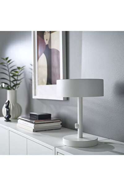 IKEA NYMÅNE Table Lamp, White, 33 cm