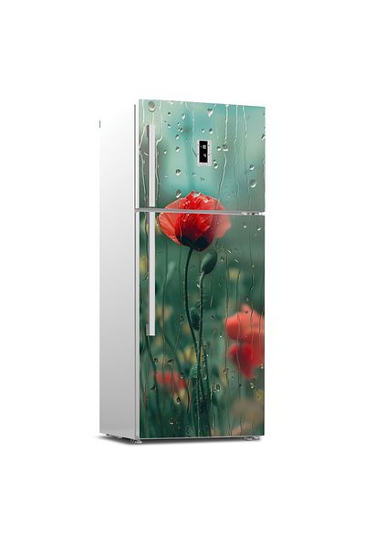 Tilki Dünyası Refrigerator and Dishwasher Set Sticker 0398