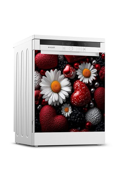 Tilki Dünyası Refrigerator and Dishwasher Set Sticker 0395