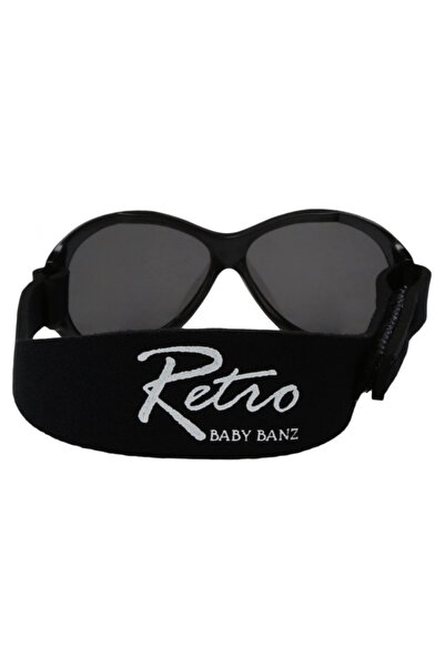 Banz Ochelari de soare pentru copii, 2-5 ani, Retro, Negri