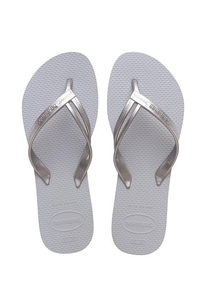 Havaianas Women's Gray Elegance Slippers 4148801 -3498