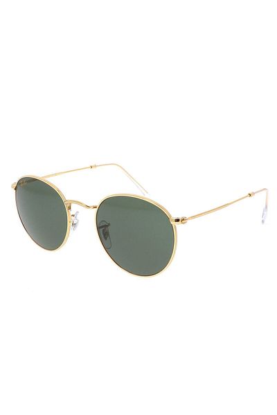 Ray-Ban Ray Ban Man Round Round Metal Sunglasses- Rb 3447 - Lense Size:47mm - Legend Gold