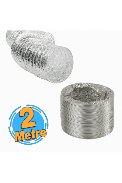 Onas Telli Kopmayan Davlumbaz Baca Flexible Aspiratör Borusu 2 Metre