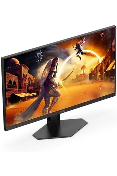 Aoc شاشة ألعاب 24G4XE مقاس 23.8 بوصة - IPS سريعة، معدل تحديث 180 هرتز، وقت استجابة 1 مللي ثانية GTG، FHD، قابلة للتكيف