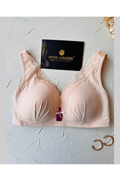 İntive Lingerie Harper, fără sârmă, fără susținere, cu decolteu în V, dantelă...