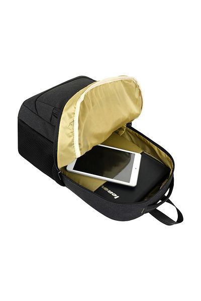barberri Canvas Fabric 5 Compartment Orthopedic Soft Back Support Daily and School Backpack
